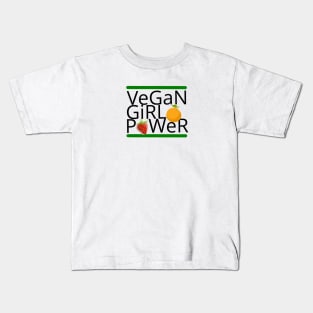 Vegan Girl Power Kids T-Shirt